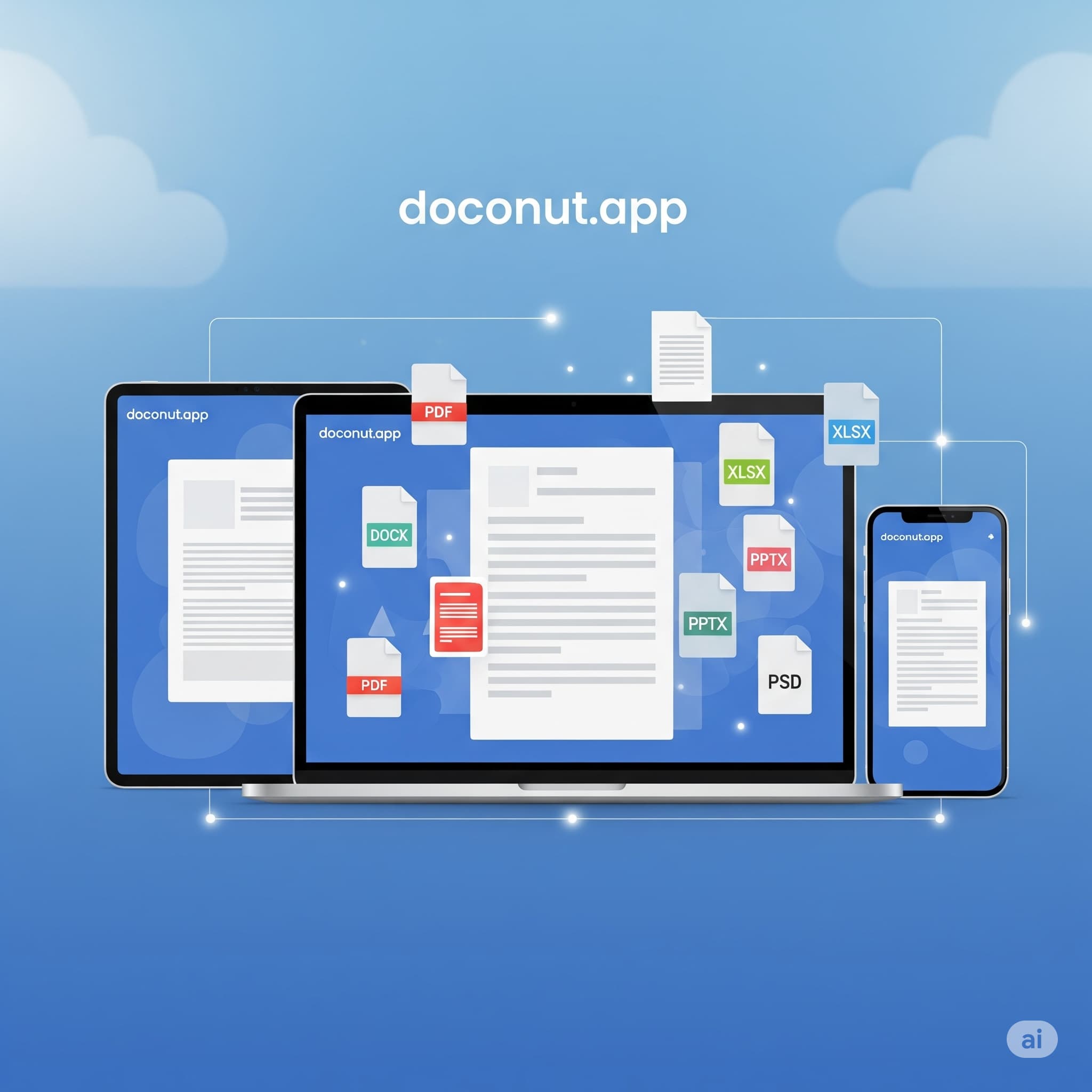 باز کردن بیننده سند Doconut